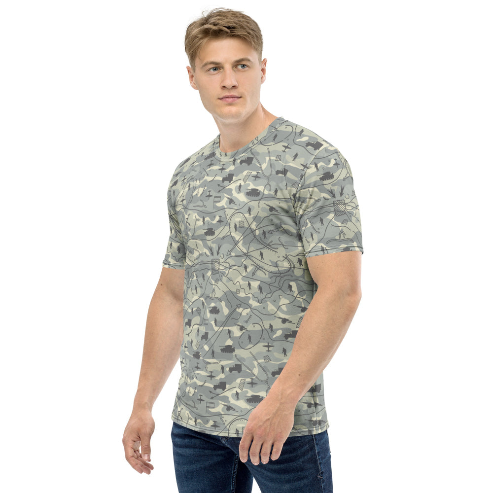 Battlefield Map CAMO Men’s T-shirt - Mens T-Shirt