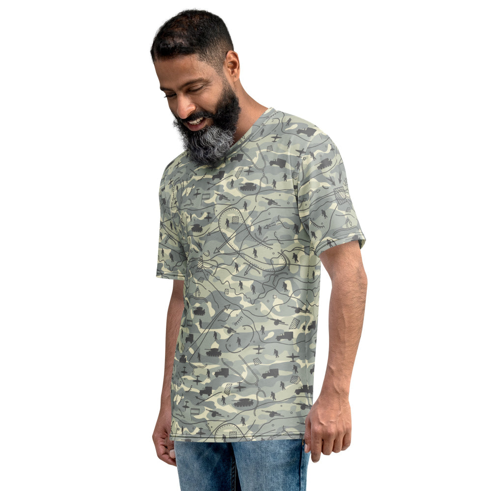 Battlefield Map CAMO Men’s T-shirt - Mens T-Shirt