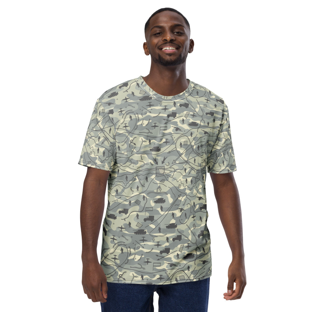 Battlefield Map CAMO Men’s T-shirt - Mens T-Shirt