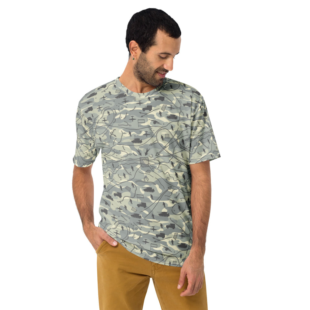 Battlefield Map CAMO Men’s T-shirt - Mens T-Shirt