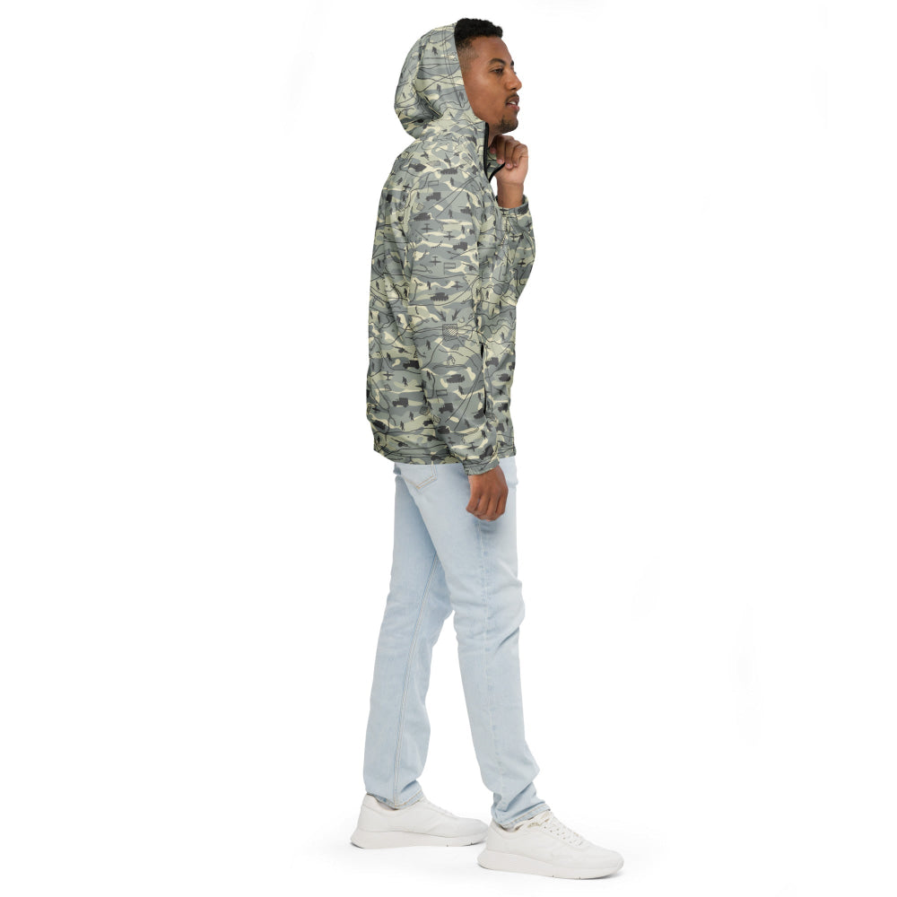 Battlefield Map CAMO Men’s windbreaker - Mens Windbreaker