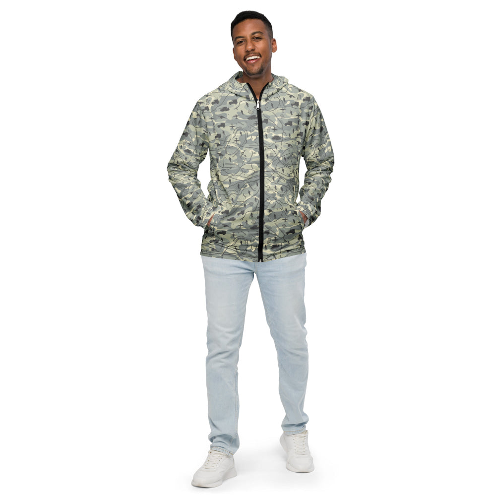 Battlefield Map CAMO Men’s windbreaker - Mens Windbreaker