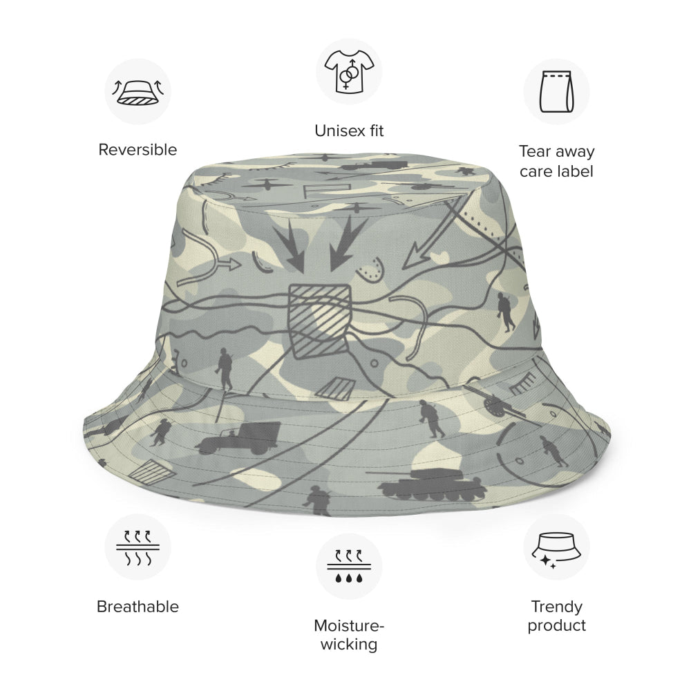 Battlefield Map CAMO Reversible bucket hat - Bucket Hat