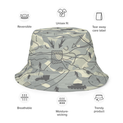 Battlefield Map CAMO Reversible bucket hat - Bucket Hat