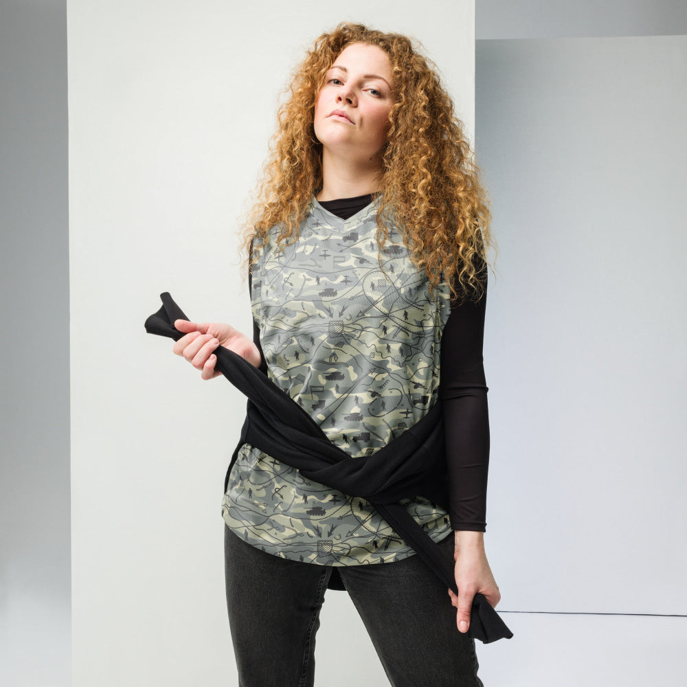 Battlefield Map CAMO unisex basketball jersey - Unisex Basketball Jersey