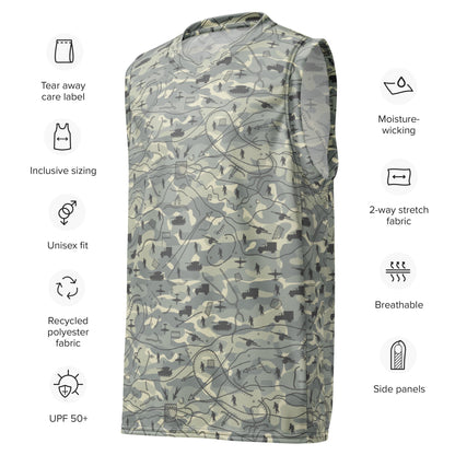 Battlefield Map CAMO unisex basketball jersey - Unisex Basketball Jersey