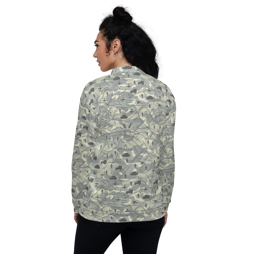 Battlefield Map CAMO Unisex Bomber Jacket