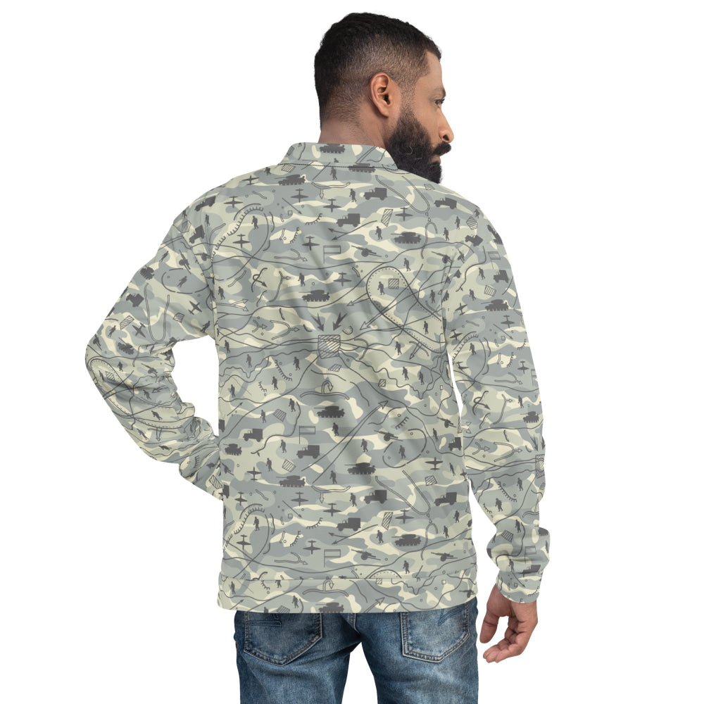 Battlefield Map CAMO Unisex Bomber Jacket