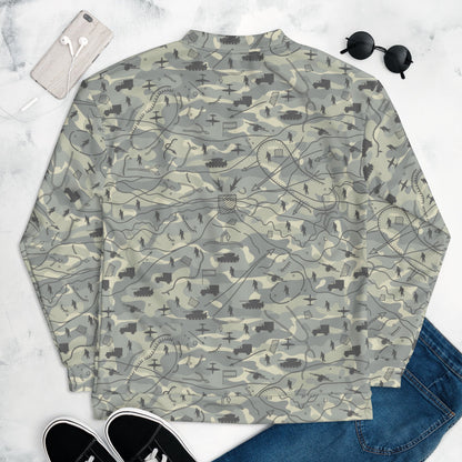 Battlefield Map CAMO Unisex Bomber Jacket