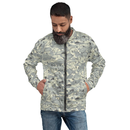 Battlefield Map CAMO Unisex Bomber Jacket