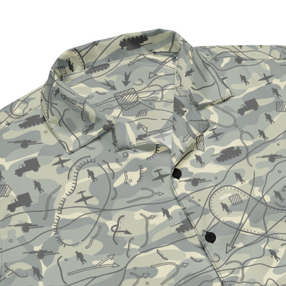 Battlefield Map CAMO Unisex button shirt - Button Shirt