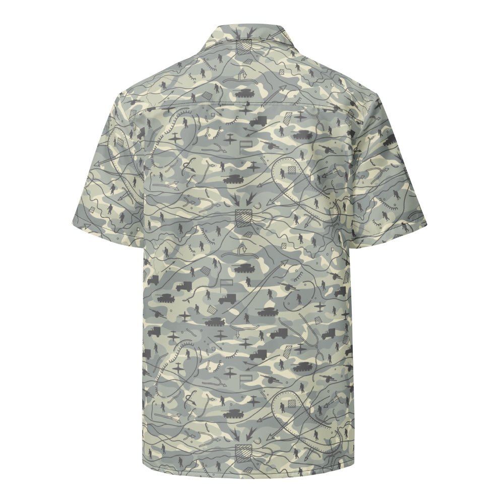 Battlefield Map CAMO Unisex button shirt - Button Shirt