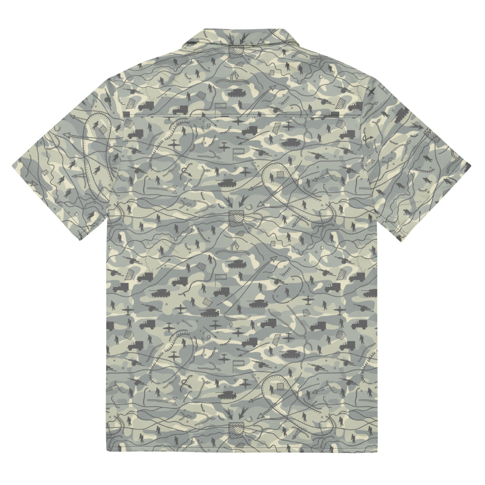 Battlefield Map CAMO Unisex button shirt - Button Shirt