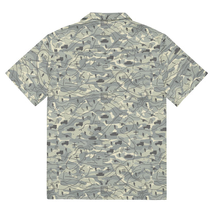 Battlefield Map CAMO Unisex button shirt - Button Shirt