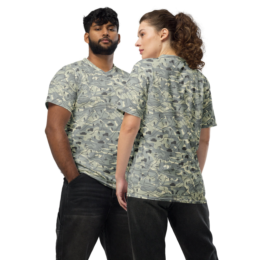 Battlefield Map CAMO unisex sports jersey - 2XS - Unisex Sports Jersey