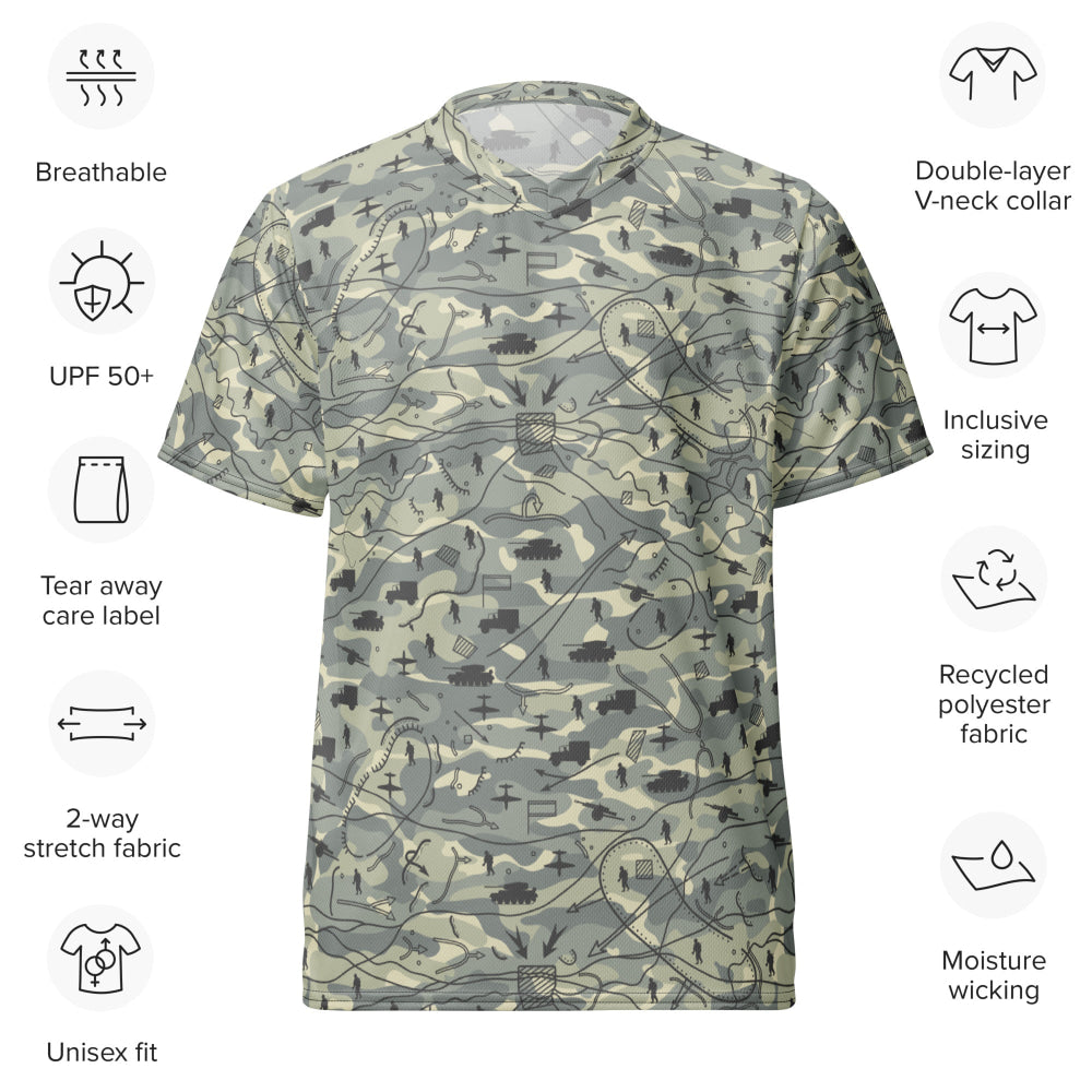 Battlefield Map CAMO unisex sports jersey - Unisex Sports Jersey