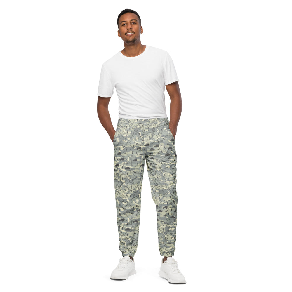 Battlefield Map CAMO Unisex track pants - XS - Track Pants