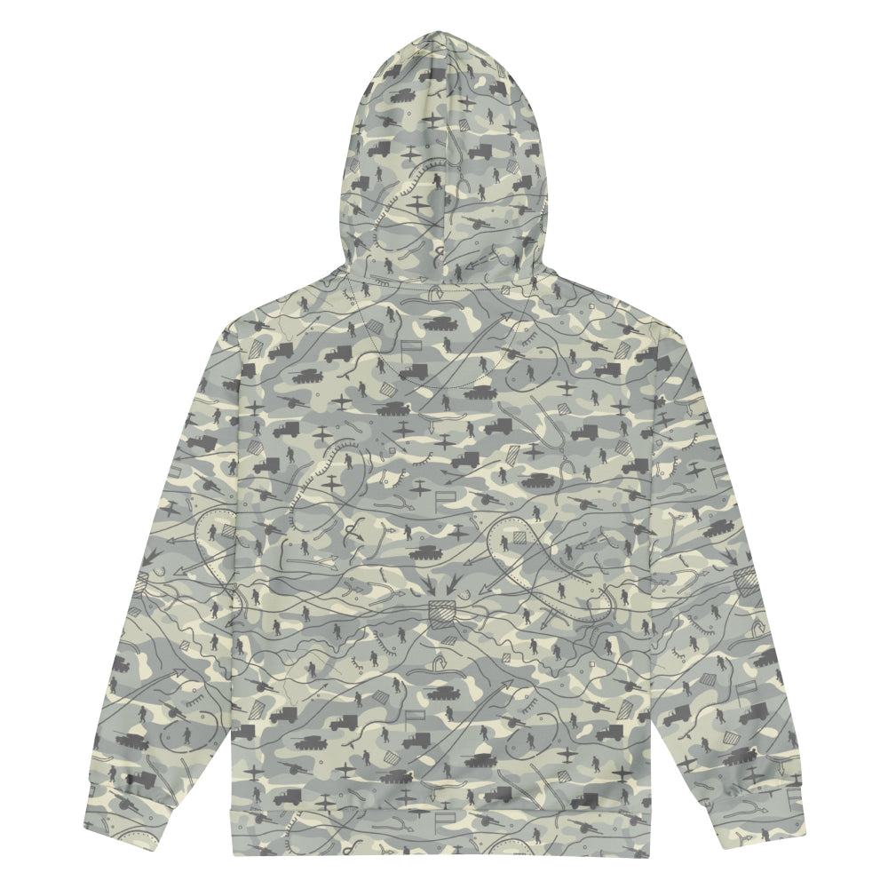 Battlefield Map CAMO Unisex zip hoodie - Zip Hoodie