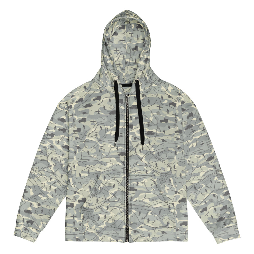 Battlefield Map CAMO Unisex zip hoodie - Zip Hoodie