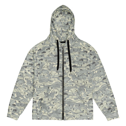 Battlefield Map CAMO Unisex zip hoodie - Zip Hoodie