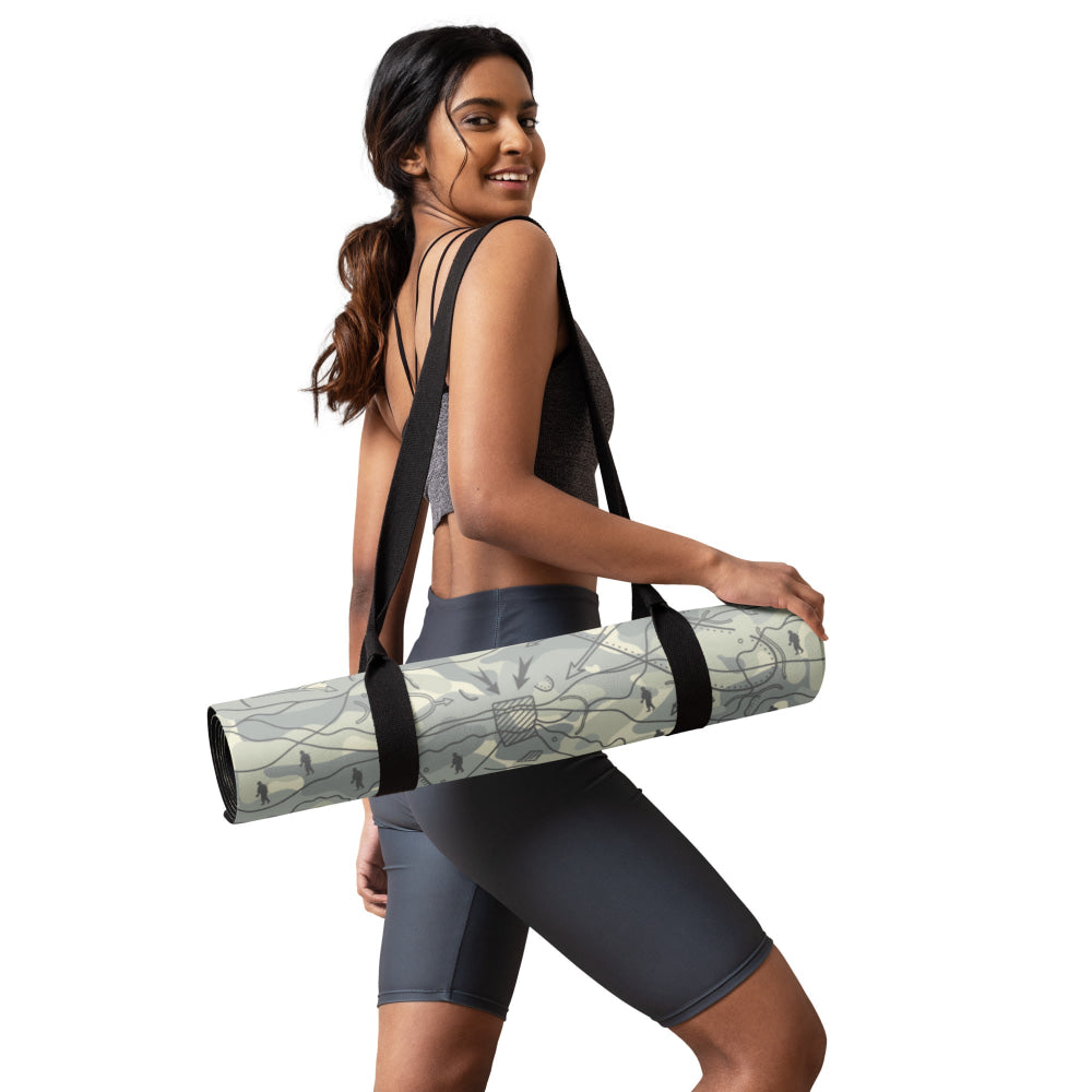 Battlefield Map CAMO Yoga mat - Mat