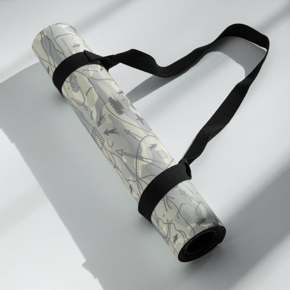 Battlefield Map CAMO Yoga mat - Mat