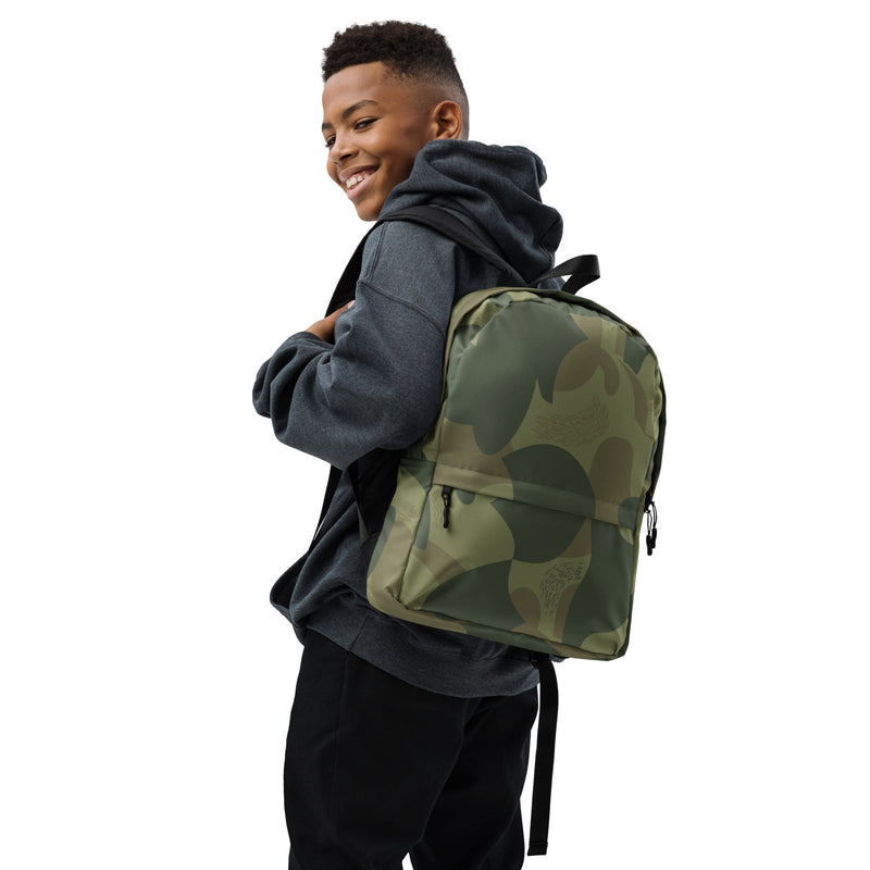 Brushstroke Moon and Balls CAMO Backpack - Bag