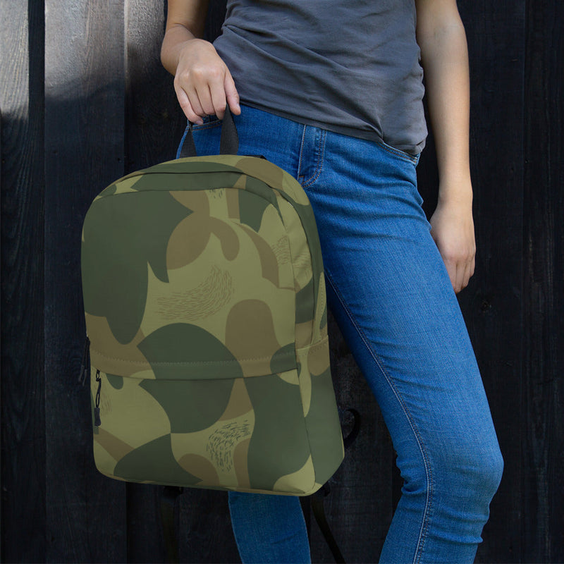 Brushstroke Moon and Balls CAMO Backpack - Bag