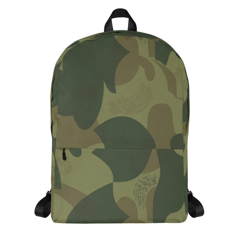 Brushstroke Moon and Balls CAMO Backpack - Bag