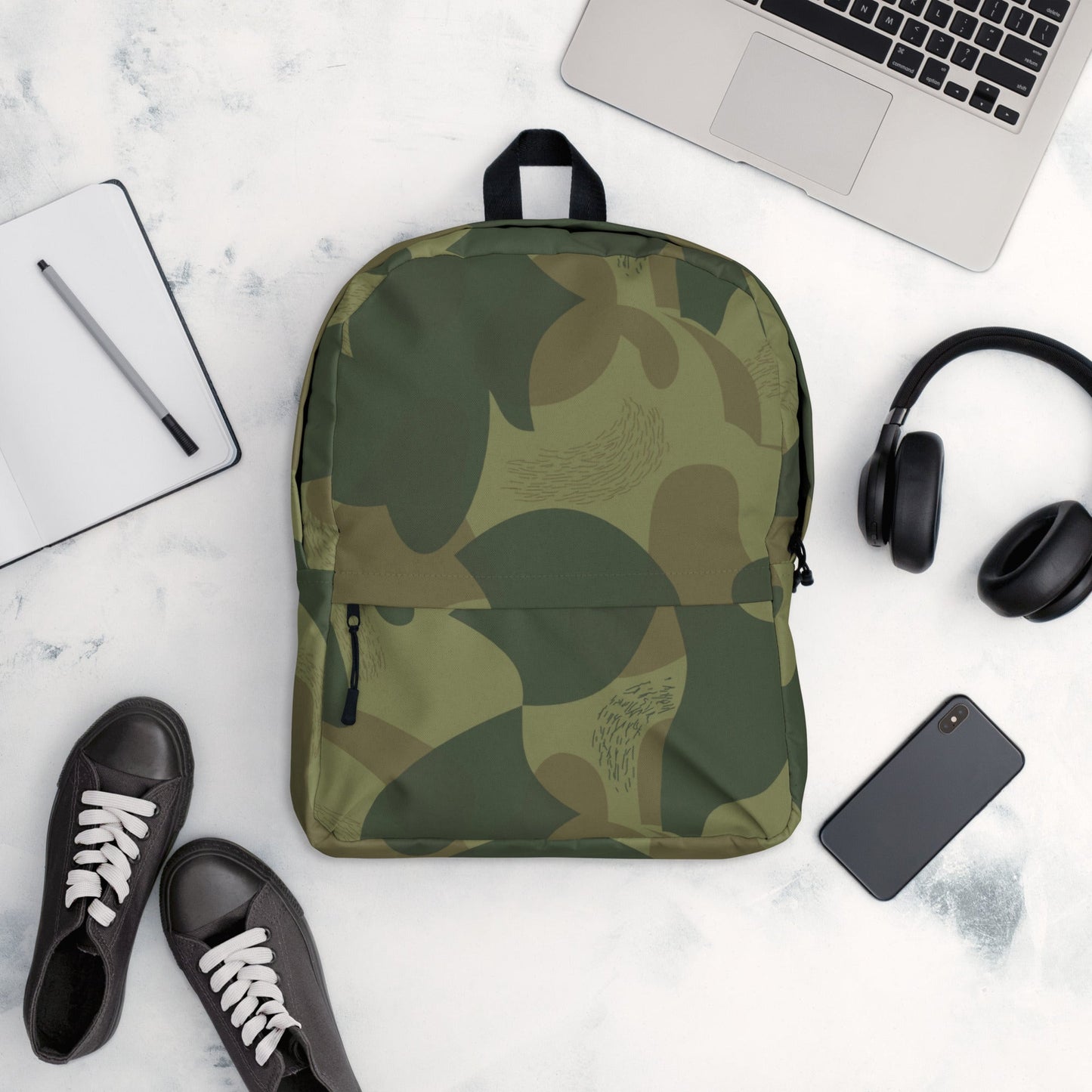 Belgian Brushstroke Moon and Balls CAMO Backpack Backpacks