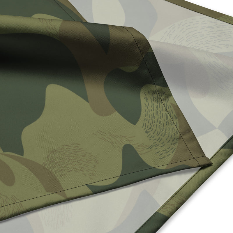 Brushstroke Moon and Balls CAMO Bandana - Head