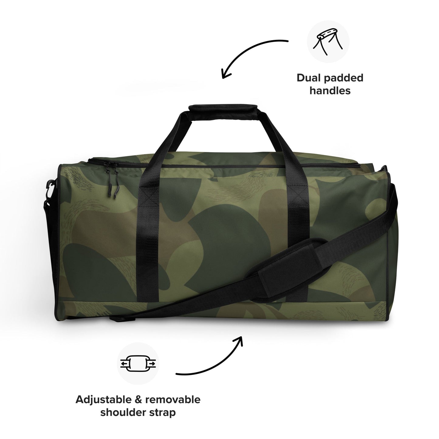 Belgian Brushstroke Moon and Balls CAMO Duffle bag Bags