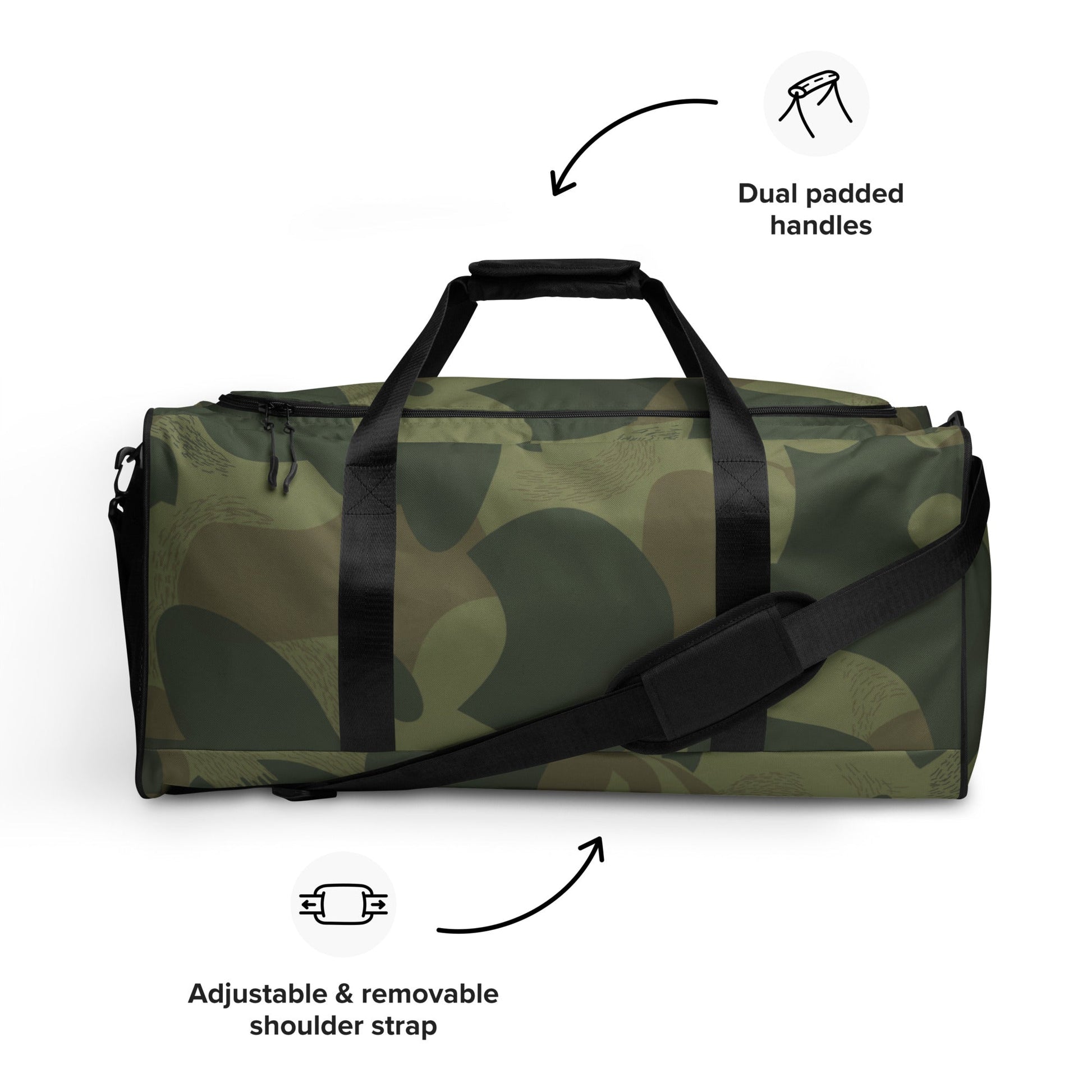 Belgian Brushstroke Moon and Balls CAMO Duffle bag Bags