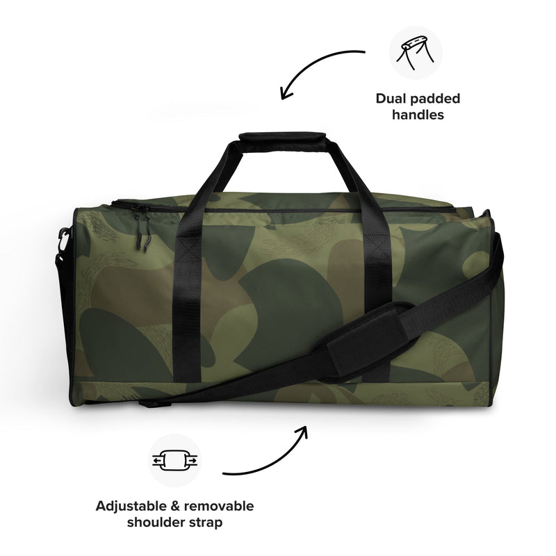 Brushstroke Moon and Balls CAMO Duffle Bag