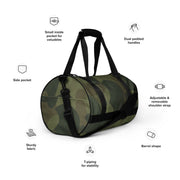 Brushstroke Moon and Balls CAMO Gym Bag