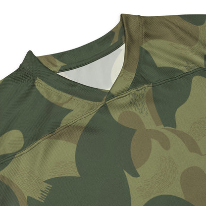 Belgian Brushstroke Moon and Balls CAMO hockey fan jersey - Hockey Jerseys