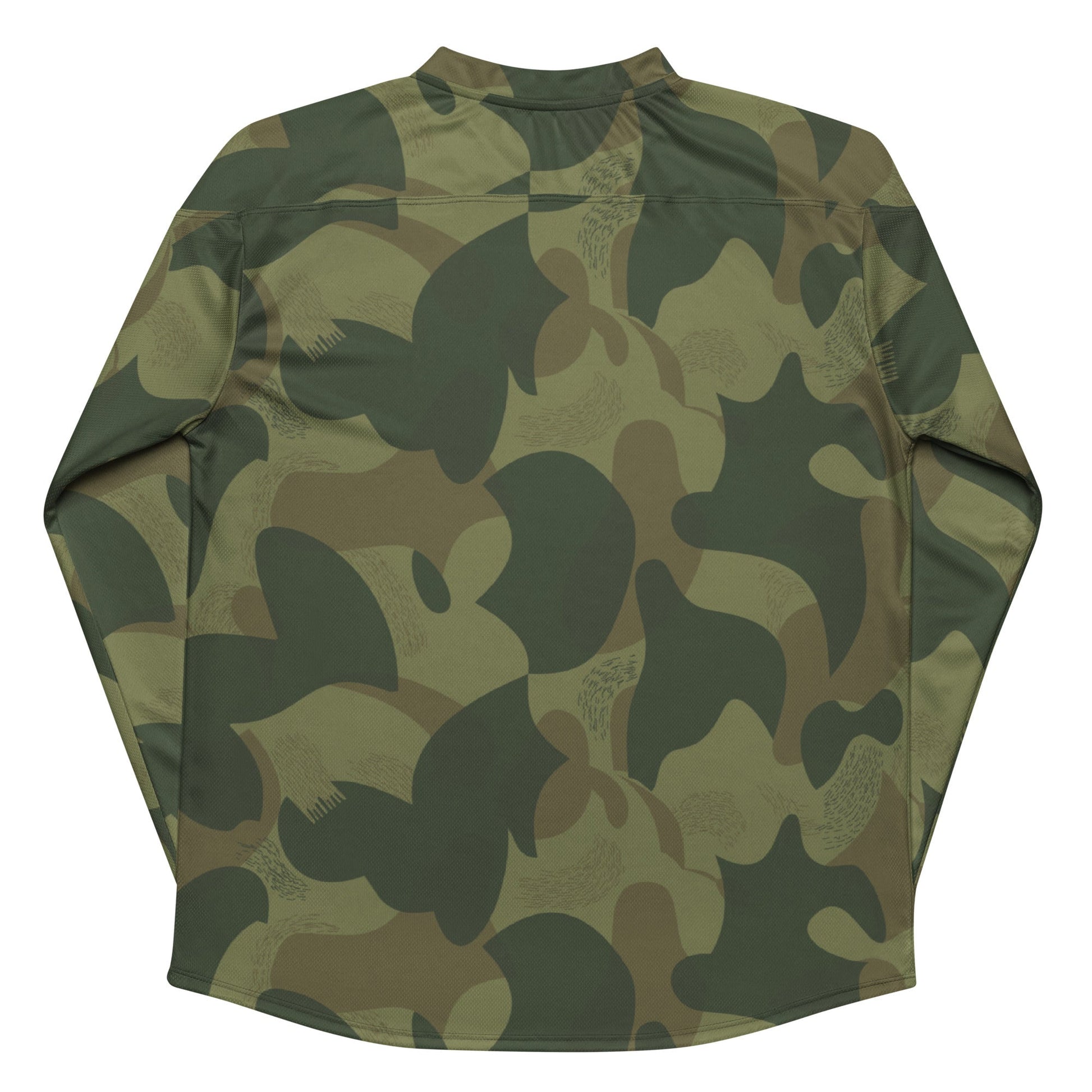 Belgian Brushstroke Moon and Balls CAMO hockey fan jersey - Hockey Jerseys