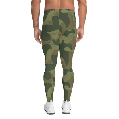 Belgian Brushstroke Moon and Balls CAMO Mens Leggings