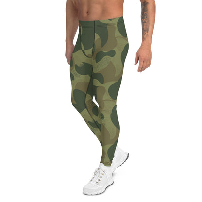 Belgian Brushstroke Moon and Balls CAMO Mens Leggings