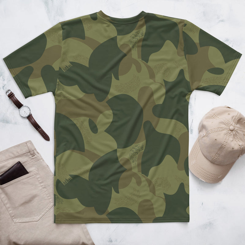 Brushstroke Moon and Balls CAMO Mens T-Shirt