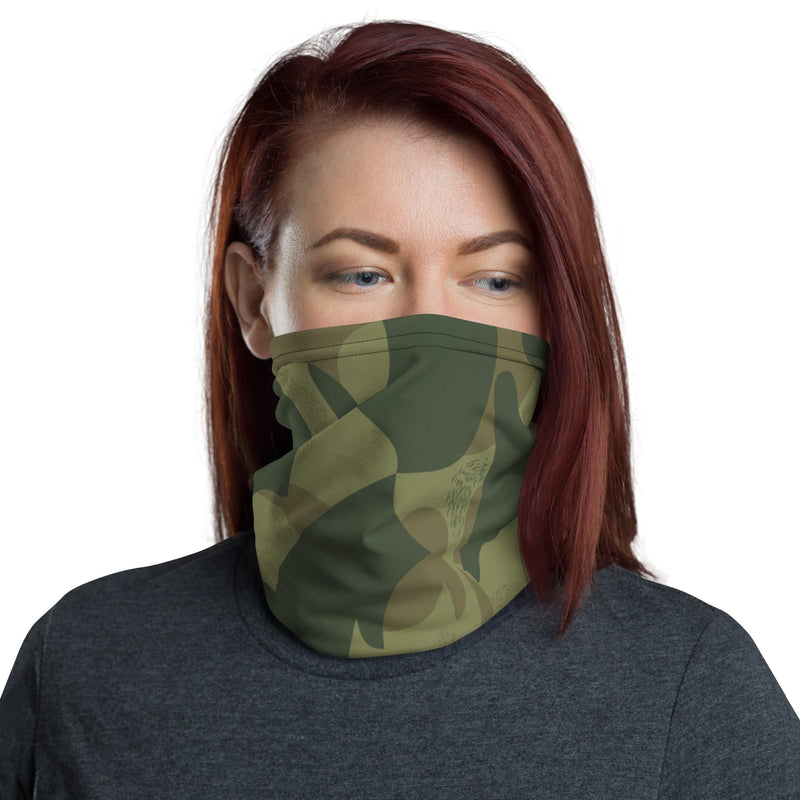 Brushstroke Moon and Balls CAMO Neck Gaiter - Head
