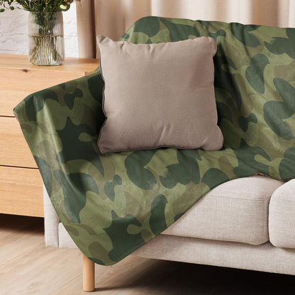 Belgian Brushstroke Moon and Balls CAMO Sherpa blanket - Blankets