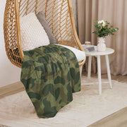 Brushstroke Moon and Balls CAMO Sherpa Blanket