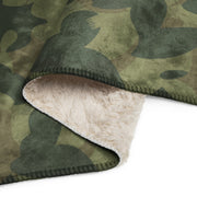 Brushstroke Moon and Balls CAMO Sherpa Blanket