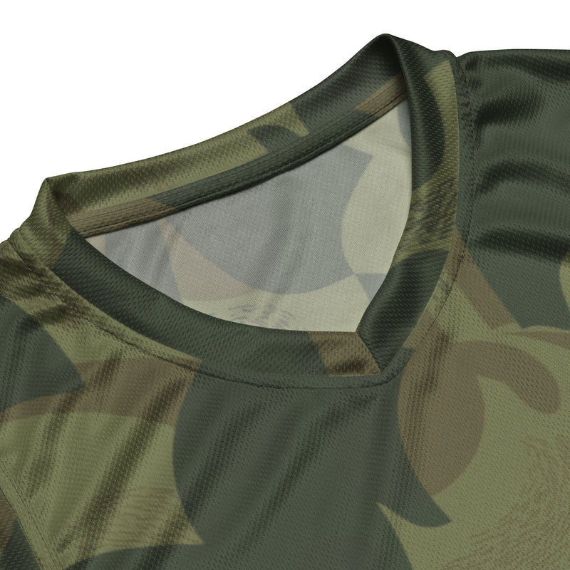 Brushstroke Moon and Balls CAMO Unisex Basketball Jersey