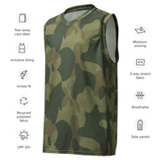 Brushstroke Moon and Balls CAMO Unisex Basketball Jersey