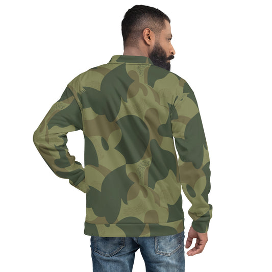 Belgian Brushstroke Moon and Balls CAMO Unisex Bomber Jacket - Jackets