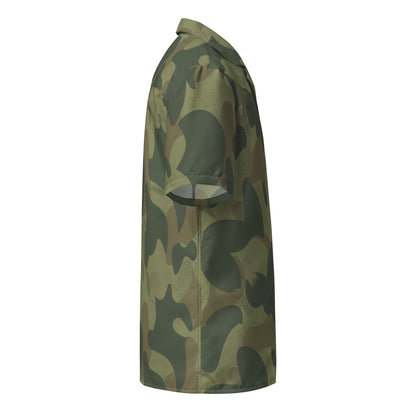 Belgian Brushstroke Moon and Balls CAMO Unisex button shirt - Button Shirts