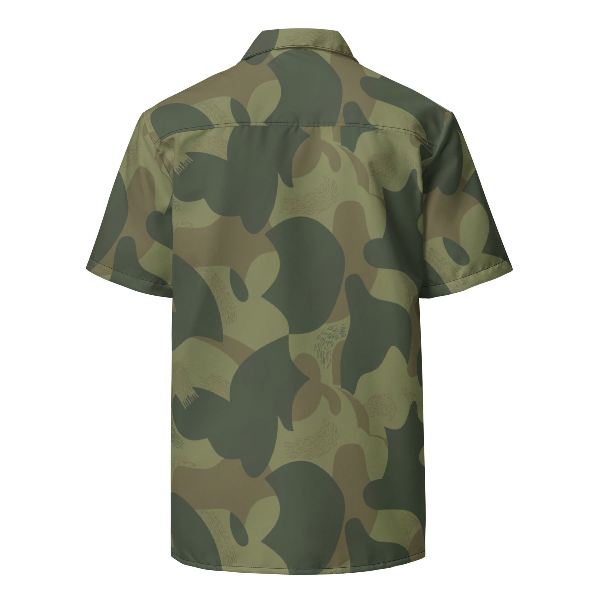 Belgian Brushstroke Moon and Balls CAMO Unisex button shirt - Button Shirts