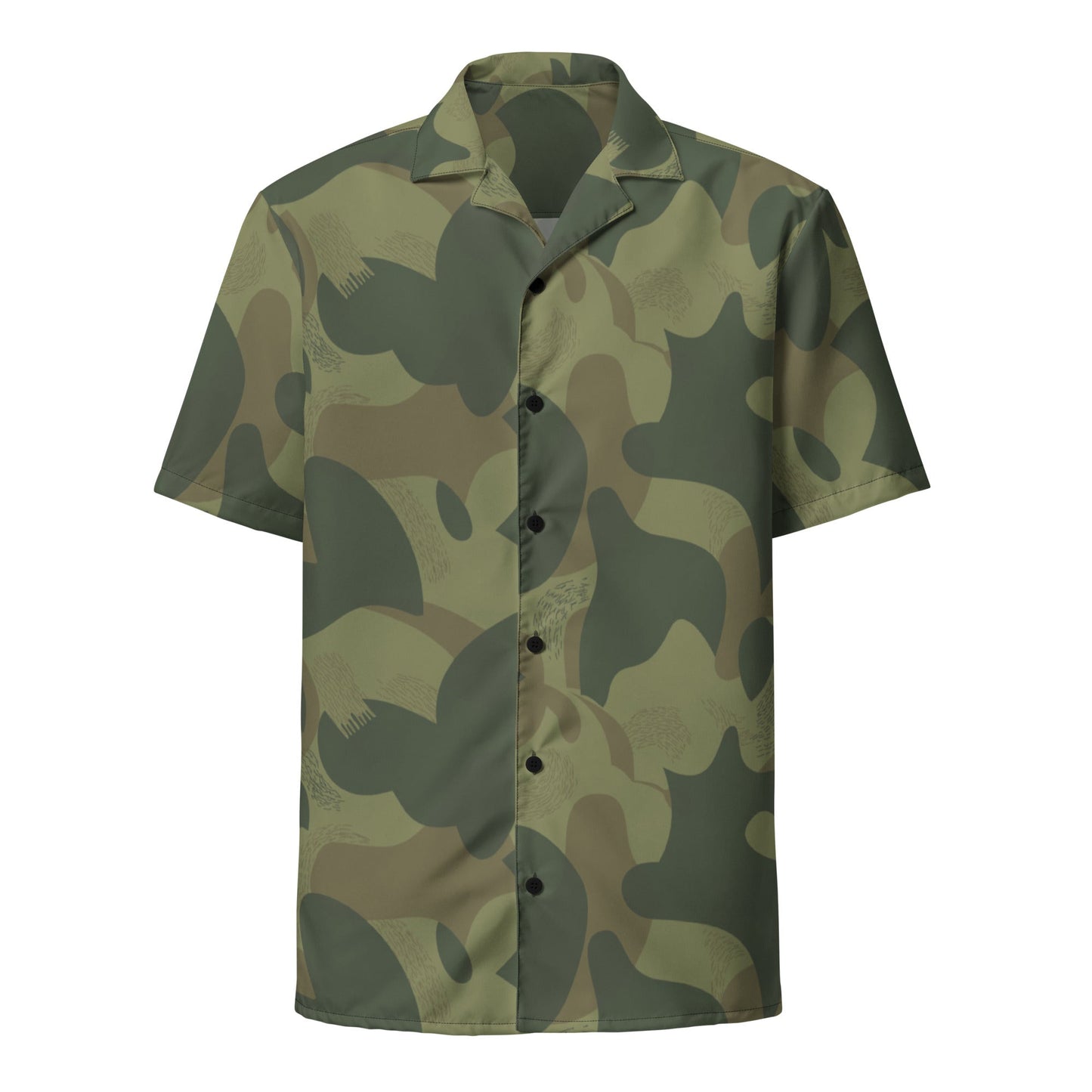 Belgian Brushstroke Moon and Balls CAMO Unisex button shirt - Button Shirts